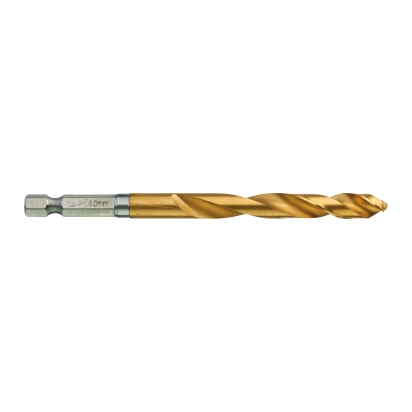 Shockwave HSS-G TiN Red Hex 8 mm - 5 pcs