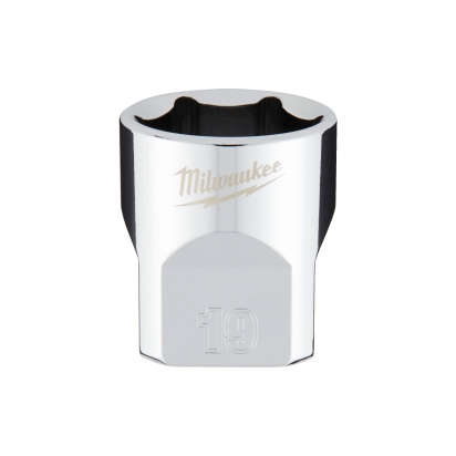 3/8 Drive Socket - Metric Standard - 19 mm