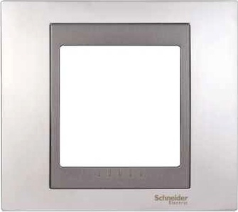SCHN UNICA TOP RÁMEČEK 1-NÁSOB CROMO MAT/GRAFIT MGU66.002.238