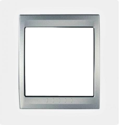 SCHN UNICA TOP RÁMEČEK 1-NÁSOB WHITE/ALU MGU66.002.092
