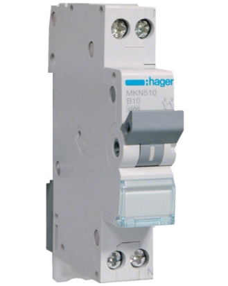 HAG MKN510 JISTIČ 1+N PÓL. B 10A 1MOD.  6KA