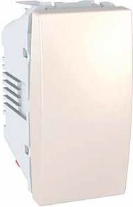 SCHN UNICA SPÍNAČ Ř.1 10A 1MOD BEZŠROUB MARFIL MGU3.101.25