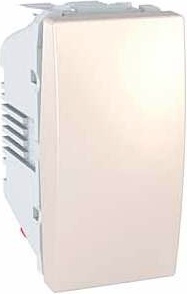 SCHN UNICA SPÍNAČ Ř.6 10A 1MOD BEZŠROUB MARFIL MGU3.103.25