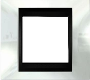 SCHN UNICA TOP RÁMEČEK 1-NÁSOB WHITE/GRAFIT MGU66.002.292