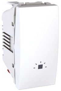 SCHN UNICA SPÍNAČ Ř.1/0 10A 1MOD BEZŠROUB SVĚTLO POLAR MGU3.106.18L