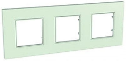 SCHN UNICA QUADRO RÁMEČEK 3-NÁSOB GREEN MGU2.706.17