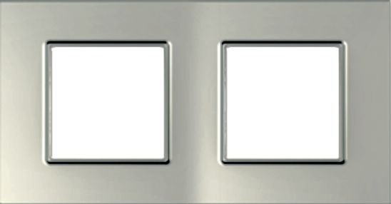 SCHN UNICA QUADRO RÁMEČEK 2-NÁSOB TITANIUM MGU6.704.57
