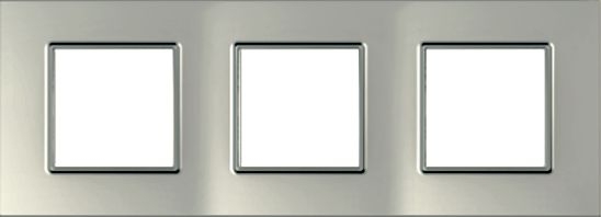 SCHN UNICA QUADRO RÁMEČEK 3-NÁSOB SILVER MGU6.706.55
