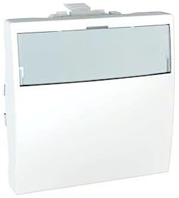 SCHN UNICA SPÍNAČ Ř.1/0 10A 12V 2MOD ŠROUB PODSVÍC POPIS POLE POLAR MGU3.246.1812V