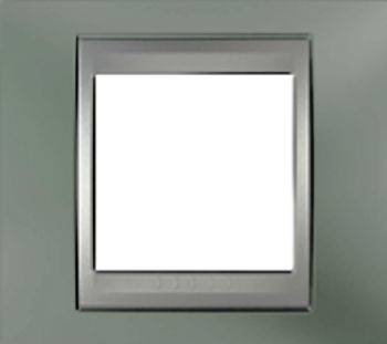 SCHN UNICA TOP RÁMEČEK 1-NÁSOB FLUOR GREEN/ALU MGU66.002.094