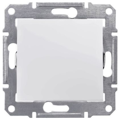 SCHN SEDNA SPÍNAČ Ř.6 10A BEZŠROUB IP44 POLAR SDN0400521