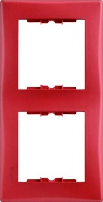 SCHN SEDNA RÁMEČEK 2-NÁSOB SVIS RED SDN5801141