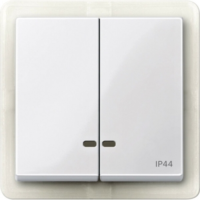 SCHN MERTEN SYSTEM M KRYT SPÍNAČE DĚLENÝ IP44 POLAR MTN3424-0319