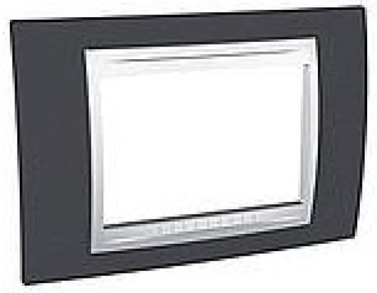 SCHN UNICA PLUS RÁMEČEK 3-MOD SLATE/POLAR MGU6.103.877