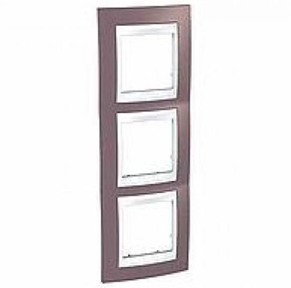 SCHN UNICA PLUS RÁMEČEK 3-NÁSOB SVIS MAUVE/POLAR MGU6.006V.876