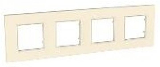 SCHN UNICA QUADRO RÁMEČEK 4-NÁSOB PEARL MGU4.708.35