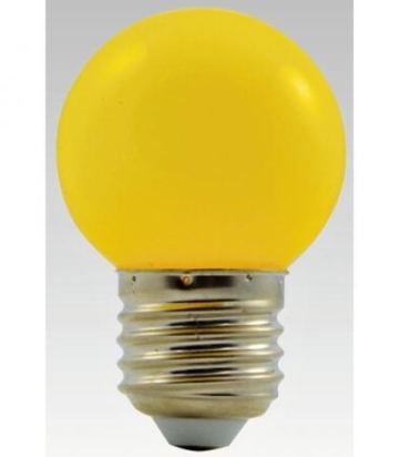 NAR LED ZDROJ LQ COLOURMAX 1W ŽLUTÁ E27 240V P45 (250655030) 250655004
