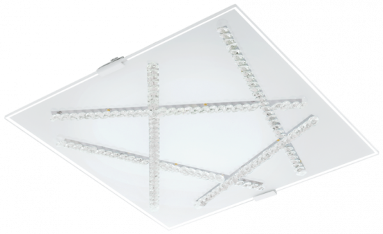 EGLO SVÍTIDLO 93765 LED-DL 16W WEISS-KLAR/KRISTALL SORRENTA