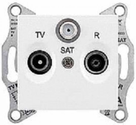 SCHN SEDNA ZÁSUVKA TV+R+SAT PRŮB 8DB POLAR SDN3501221