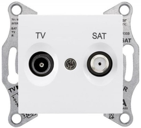 SCHN SEDNA ZÁSUVKA TV+SAT KONC 1DB POLAR SDN3401621