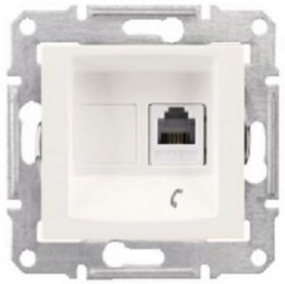 SCHN SEDNA ZÁSUVKA TELEF 1XRJ11 CREAM SDN4101123