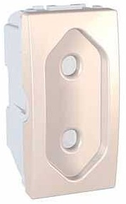SCHN UNICA ZÁSUVKA 10A 2P 1MOD CLONKY MARFIL MGU3.031.25