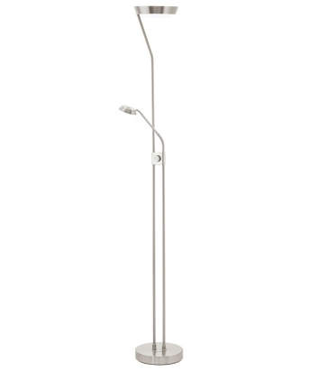 EGLO SVÍTIDLO 93713 STOJANOVÁ LAMPA SARRIONE LED SATIN NICKEL