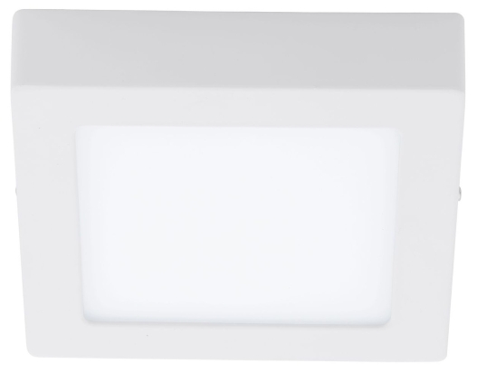 EGLO SVÍTIDLO 94073 FUEVA 1 LED 10,95W PŘISAZENÉ ČTVERCOVÉ 170X170MM 1200LM 3000K BÍLÉ