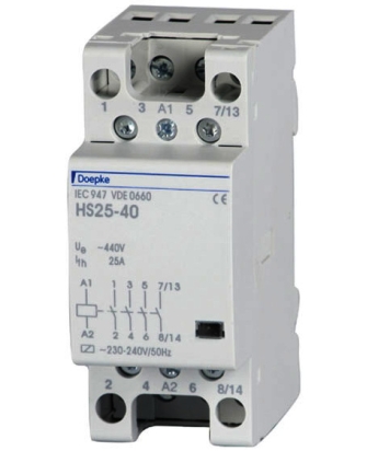 EST DOEP STYKAČ INSTAL. HS25-40, 25A, 230VAC, 4Z, 09980408