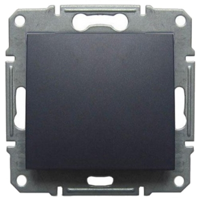SCHN SEDNA SPÍNAČ Ř.1 10A BEZŠROUB GRAPHITE SDN0100170