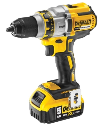 PUJ SBD DEW VRTAČKA DCD990P2, XR BEZUHLÍK., 18V 2X AKU LI-ION 5,0AH, 80NM