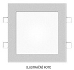 MIVVY SVÍTIDLO LED KAP2626TCI30W4K5G KAPA GREY PŘIS. HRAN. 30W 4500K 2650LM TCI 264X264X40