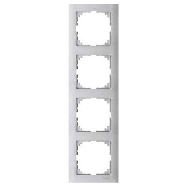 SCHN MERTEN M-PURE RÁMEČEK 4-NÁSOB ALUMINIUM MTN4040-3660
