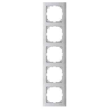 SCHN MERTEN M-PURE RÁMEČEK 5-NÁSOB ALUMINIUM MTN4050-3660