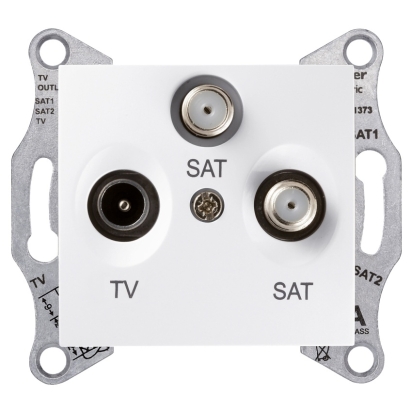 SCHN SEDNA ZÁSUVKA TV+SAT+SAT KONC. 1DB, POLAR SDN3502121