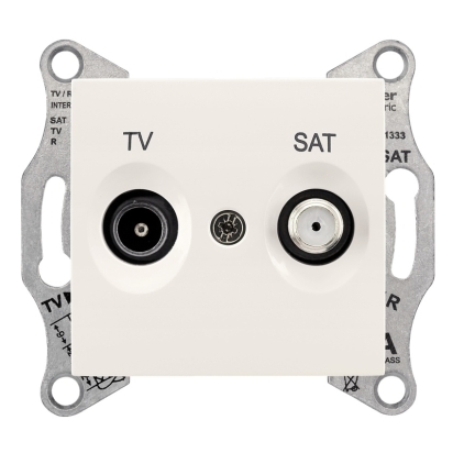 SCHN SEDNA ZÁSUVKA TV/SAT PRŮB. 4DB CREAM SDN3401923