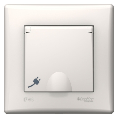 SCHN SEDNA ZÁSUVKA 16A CLONKY IP44 CREAM SDN2890323