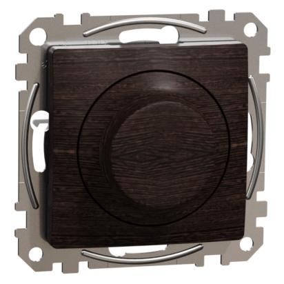 SCHN SEDNA ELEMENTS STMÍVAČ OTOČ. UNIV. LED, WENGE SDD181502