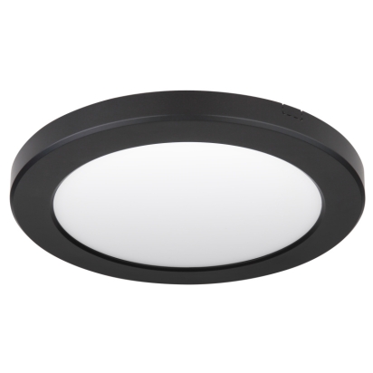 GLOBO SVÍTIDLO LED 12379-18B LASSE 1XLED 18W 1420LM 3000-4000-6500K STROP. PLAST ČERNÝ