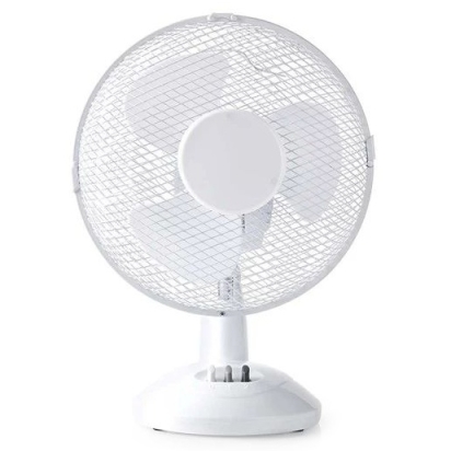 TIPA VENTILÁTOR STOLNÍ NEDIS FNTB10CWT23 23CM 06422653 BLACK 06422523