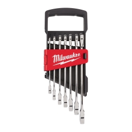 7 pc Maxbite Ratchet Metric Combination Spanner Set - 1 pc