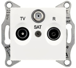 SCHN SEDNA ZÁSUVKA TV+R+SAT KONC 1DB POLAR SDN3501321
