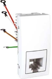 SCHN UNICA ZÁSUVKA TELEF 1XRJ12 1MOD ŠROUB POLAR MGU3.491.18