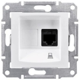 SCHN SEDNA ZÁSUVKA DAT 1XRJ45 CAT.5E UTP POLAR SDN4300121