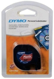 DYMO PÁSKA 59424 PLAST. ČERVENÁ  LETRA TAG