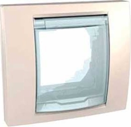 SCHN UNICA RÁMEČEK UNIVERZÁL 2-MOD IP44 MARFIL MGU61.002.25
