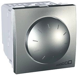 SCHN UNICA TOP STMÍVAČ OTOČ Ř.6 2MOD 40-400W ALU MGU3.511.30