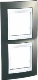 SCHN UNICA PLUS RÁMEČEK 2-NÁSOB SVIS CHAMPAGNE/POLAR MGU6.004V.824
