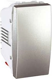 SCHN UNICA TOP SPÍNAČ Ř.1/0 10A 1MOD BEZŠROUB ALU MGU3.106.30
