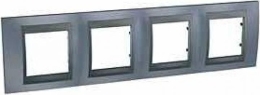 SCHN UNICA TOP RÁMEČEK 4-NÁSOB VOD METAL GREY/GRAFIT MGU66.008.297
